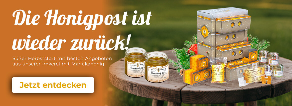 Manukahonig und Honig Adventskalender