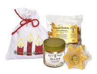 Geschenksäckchen Set "3 Kerzen"